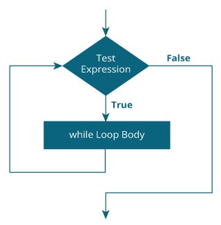 flowchart of while loop in C programming